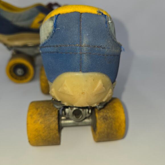 Vintage Nash Cruisers Roller Skates Youth Size 13-1 Blue Yellow Complete - Picture 14 of 16